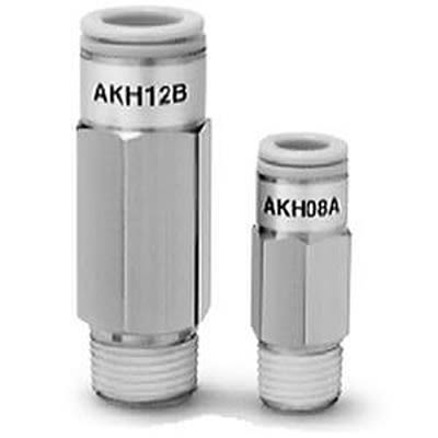 SMC AKH10B Обратный клапан, 1 Mpa Вход женская труба 10 mm, Выход женская резьба Rc 1/8 in