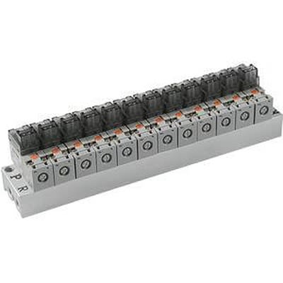 SMC SY113 Серия 6-станционный метрический коллектор, SS3Y1-S41-06-M5-Q