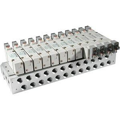 SMC Серия SY7000, 12-станционный коллектор, SS5Y7-20-12-00F-Q