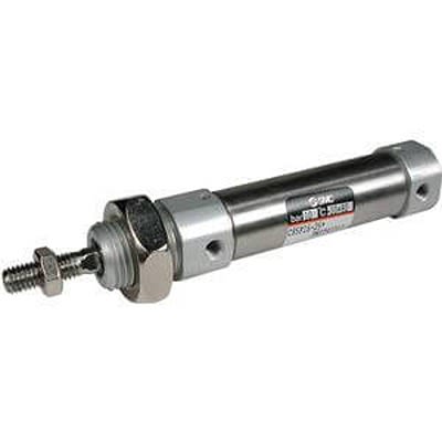 SMC Пневматический Цилиндр со Штоком Поршня - C85N25-80C 25 мм Диаметр цилиндра, 80 мм C85 Серия, Двустороннего действия