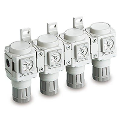 SMC 3/8 дюйма G Пневматический регулятор - 1 Mpa, AR30M-F0302-D, 1/4 дюйма 4000 L/min, G AR