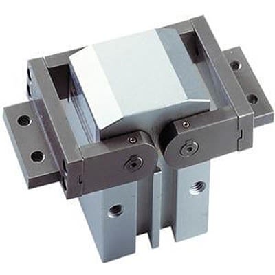 SMC 2-Х пальцевый пневматический захват двустороннего действия, MHW2-20D1, Угловой тип захвата