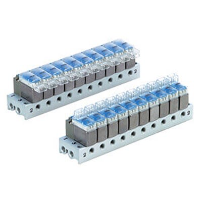 SMC VV100 серия 2-станционный метрический распределитель, VV100-S41-02-M5