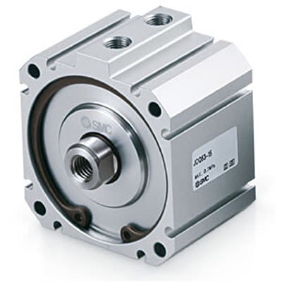 SMC Пневматический компактный цилиндр - JCQ16-30 16 mm Диаметр цилиндра, 30 mm JCQ Серия, Двустороннего действия