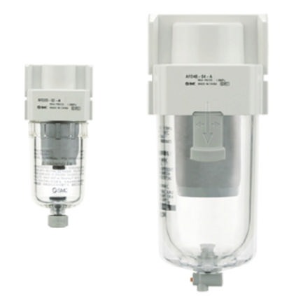 СMC 600 L/min G 3/8 Сепаратор тумана, 0.01 μm фильтрация, 0.05 MPa до 1.5 Mpa