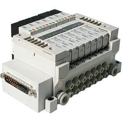 SMC Серия VQ1000 2 станции D-Sub Манипулятор, VV5Q11-02C6FU0-Q