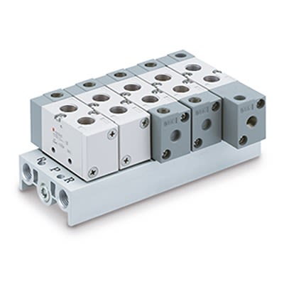 SMC Серия VF3000 6-станционный распределительный блок G, VV5F3-30-061-00F