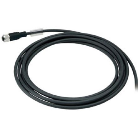 SMC, 5 м Ethernet кабель, серый Мужской M12 Женский ПВХ оболочка, экранированный