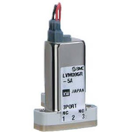 SMC Электромагнитный клапан - 2/3 порта Электромагнит Серия LVM07 12 V dc