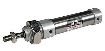 SMC 100 mm Пневматический цилиндр со штоком - C85N Серия, Двустороннего действия