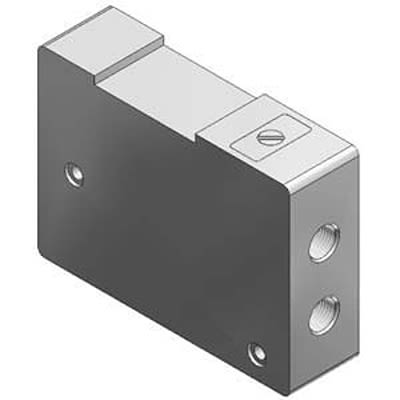SMC VQ2000 Двойной Блок Проверки Это служит как Аксессуар для двойных перекрестных Пилотируемых Клапанов, Разработанных для VQ(C/Z)2000/3000