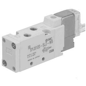 Соленойдный клапан пневматический SMC - 3/2 NC соленоид/пружина Rc SYJ5000 серии 24 V dc