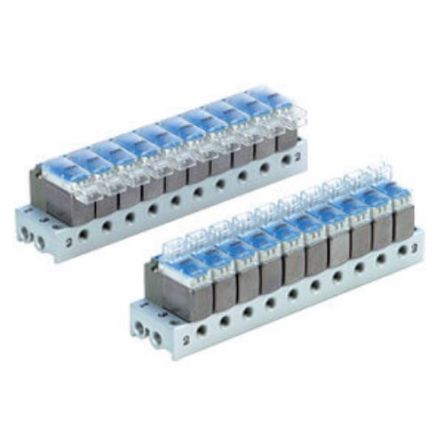 SMC Коллектор Сборка VV100-S41-03-M5, NC, 24 V dc M5 x 0.8, M5