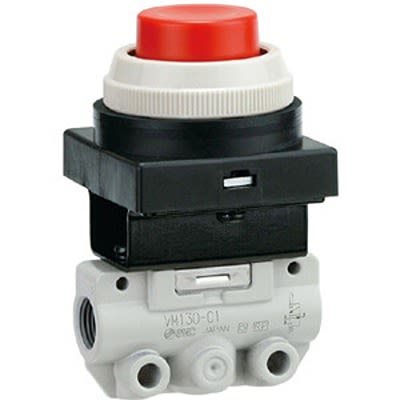 SMC Роликовый Плунжер Механический Клапан VM100 Серия, G 1/8 дюйма, VM130-F01-06SA