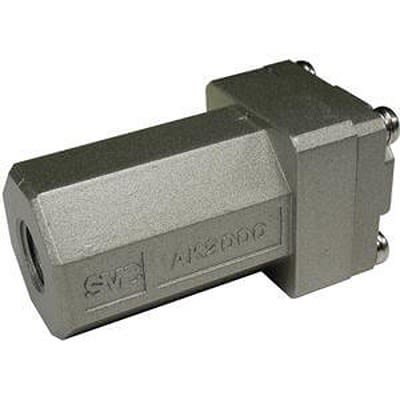 SMC Проверочный клапан AK, 1 Mpa Вход Женский резьбовой 1/4 дюйма, Выход Мужской резьбовой G 1/4 дюйма