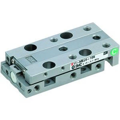 Пневматический направляющий цилиндр SMC - MXJ4-5 4 mm Диаметр цилиндра, MXJ Series, 5 mm Двустороннего действия