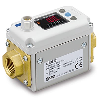 SMC LFE1B4F1 Серия Датчик потока Датчик потока для воды, 0.1L/min Мин, 1 L/min Макс