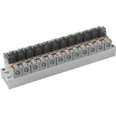 SMC база коллектора SS3Y1-S41-08-M5-Q, NC, 24 V dc, M5 x 0.8, M5