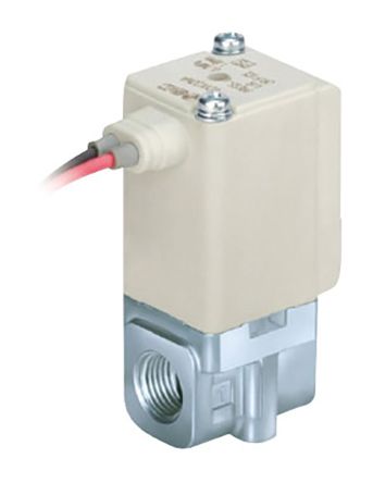 SMC Электромагнитный Клапан VDW22LA, 2 Порта, NC, 24 V dc, M5