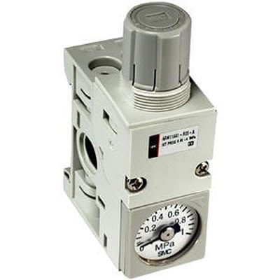 SMC 6 Диаметр мм Пневматический регулятор - 1 МПа, ARM11AA1-R05-A 20 L/min ARM11A