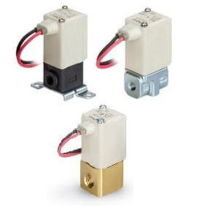 SMC Электромагнитный клапан VDW14HA, 2 порта, NC, 24 V dc M5, M5